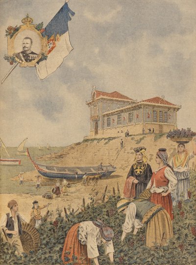 The Portuguese Pavilion at the Universal Exhibition of 1900, Paris, Illustration from Le Petit Journal, 26th August 1900 by French School